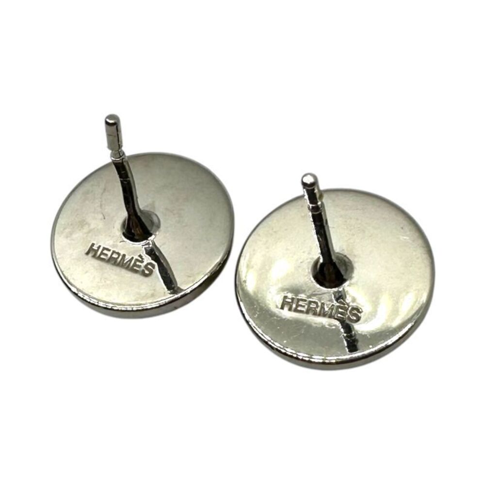 Hermes Eclipse Pierced Earrings Eclipse Earrings … - image 6